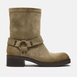 Tan Suede Ankle Boots